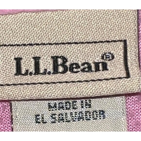 L.L. Bean Youth Pink Fleece Half-Zip Pullover Small - Picture 4 of 4